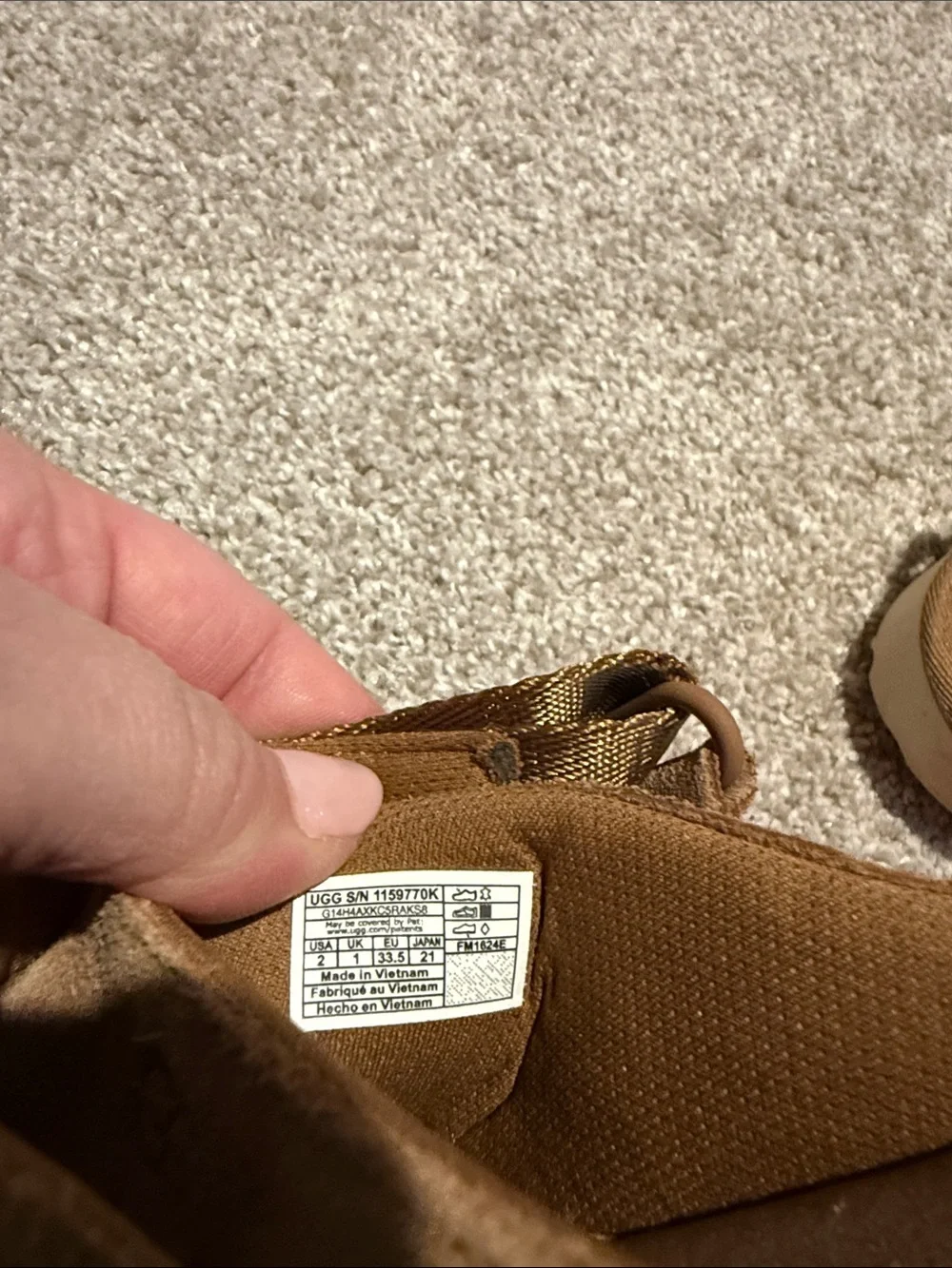 UGG soft suede